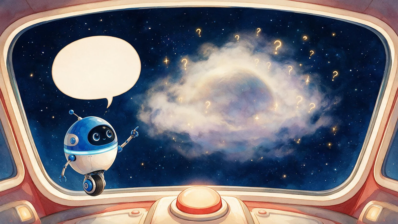 深空中，一颗被雾包裹的未知星球